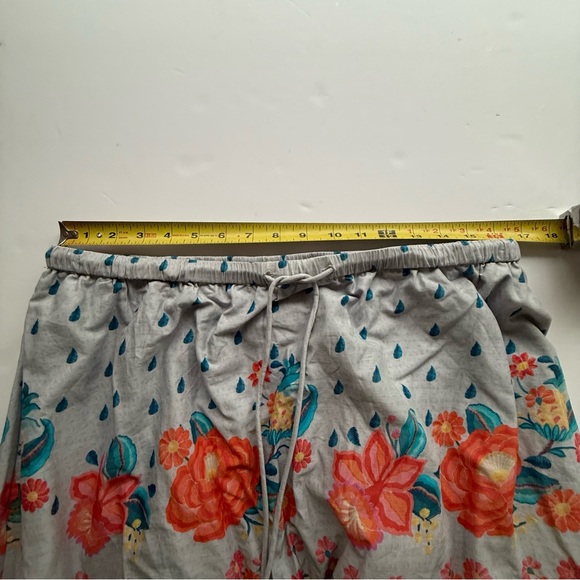 Farm Rio Anthropologie maxi skirt blue grey large - Picture 10 of 10